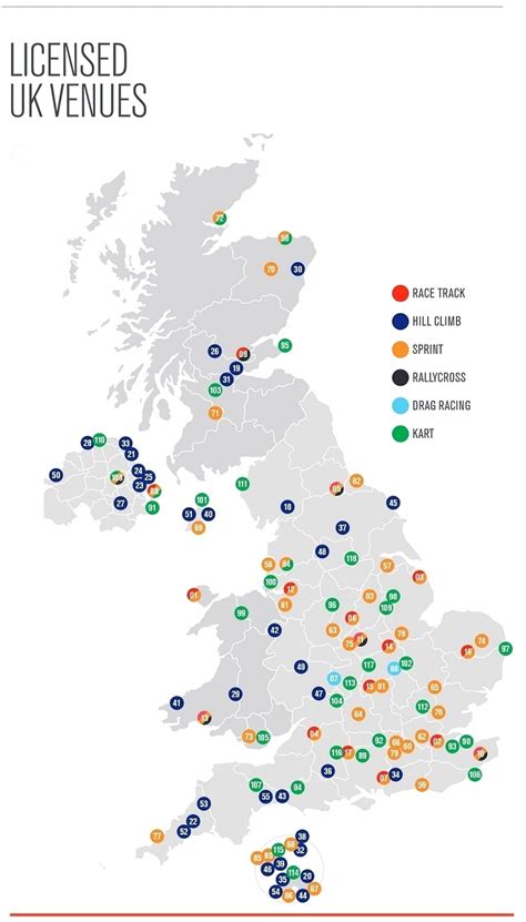 Licensed venues map .
